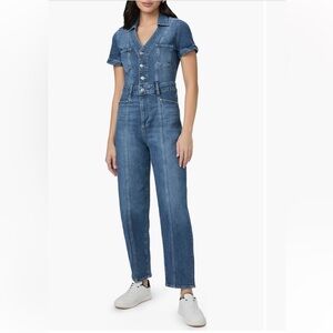 ✨PAIGE (NWOT) Alexis Barrel
Denim Jumpsuit Size 4✨